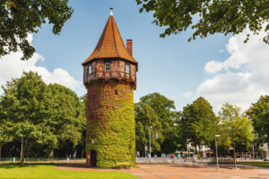 Döhrener tower at the city forest Eilenriede, Hannover, Lower Saxony, Germany Döhrener tower at the city forest Eilenriede, Hannover, Lower Saxony, Germany